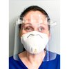 Visipak Thermoform-TRAY-FACE SHIELD-0.015-APET-CLEAR-WITH INTEGRATED ZIPSTRAP-L1196, 25PK 679726